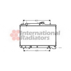 52002049 VAN WEZEL Радиатор, охлаждение двигателя