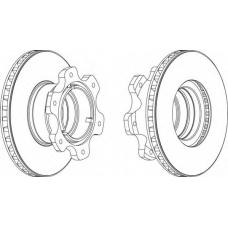 FCR208A FERODO Тормозной диск