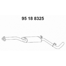 95 18 8325 EBERSPACHER Средний глушитель выхлопных газов