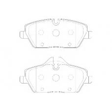 WBP23915A WAGNER LOCKHEED Комплект тормозных колодок, дисковый тормоз