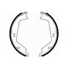 GS8674 TRW Комплект тормозных колодок, стояночная тормозная с