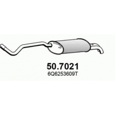 50.7021 ASSO Глушитель выхлопных газов конечный