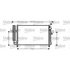 818074 VALEO Конденсатор, кондиционер