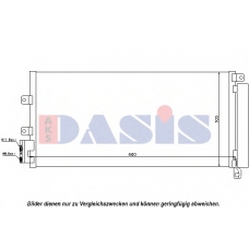 082046N AKS DASIS Конденсатор, кондиционер