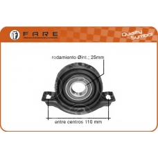 1697 FARE SA Подвеска, карданный вал