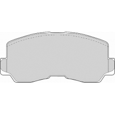 FD6704A NECTO Комплект тормозных колодок, дисковый тормоз