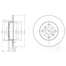 BG3270 DELPHI Тормозной диск