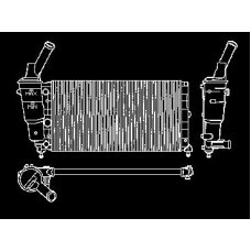 RA0360100 J. DEUS Радиатор, охлаждение двигателя