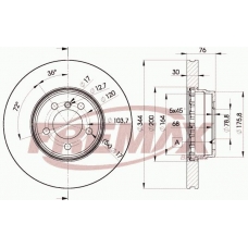 BD-2207 FREMAX Тормозной диск