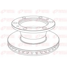 NCA1023.20 REMSA Тормозной диск