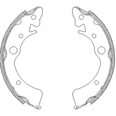 4096.00 ROADHOUSE Комплект тормозных колодок