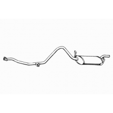 07440 WALKER Глушитель выхлопных газов конечный