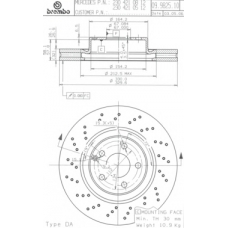24975 AP Тормозной диск