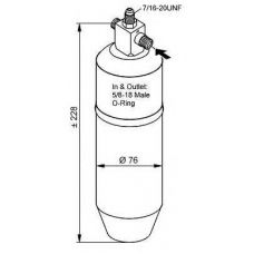33140 NRF Осушитель, кондиционер