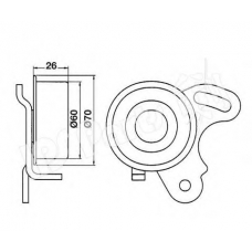 ITB-6503 IPS Parts Устройство для натяжения ремня, ремень грм
