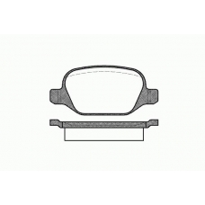 0727 10 KAWE Комплект тормозных колодок, дисковый тормоз