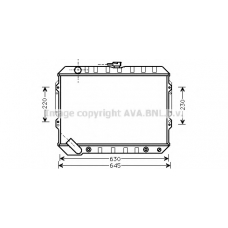 MTA2089 Prasco Радиатор, охлаждение двигателя