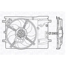 069422578010 MAGNETI MARELLI Вентилятор, охлаждение двигателя