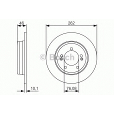 0 986 479 A16 BOSCH Тормозной диск