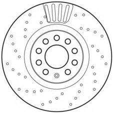 562750BC BENDIX Тормозной диск