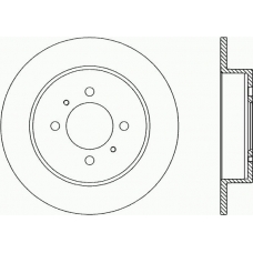 BDR1800.10 OPEN PARTS Тормозной диск