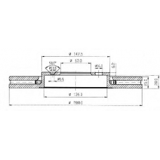 BDC4735 QUINTON HAZELL Тормозной диск