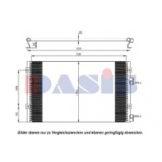 122022N AKS DASIS Конденсатор, кондиционер