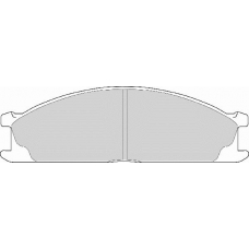 FD6566V NECTO Комплект тормозных колодок, дисковый тормоз