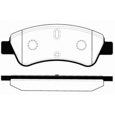 1501223741 S.b.s. Комплект тормозных колодок, дисковый тормоз