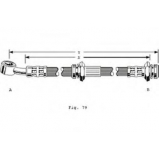 PHD293 TRW Тормозной шланг