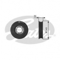 TVD1016 GATES Ременный шкив, коленчатый вал