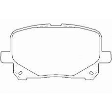 P 83 100 BREMBO Комплект тормозных колодок, дисковый тормоз