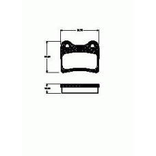 2417.10 ROADHOUSE Комплект тормозных колодок, дисковый тормоз