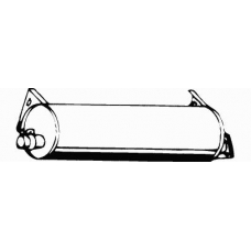 04702 WALKER Средний глушитель выхлопных газов