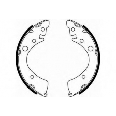 GS8201 TRW Комплект тормозных колодок