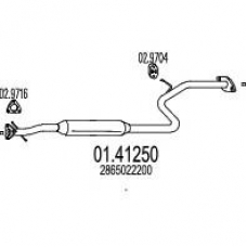 01.41250 MTS Труба выхлопного газа