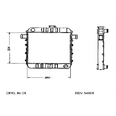 14008 KЬHLER-PAPE Wasserkьhler  pkw