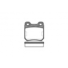 0239.10 QUINTON HAZELL Комплект тормозных колодок, дисковый тормоз