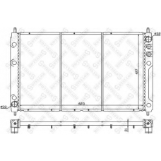 10-26224-SX STELLOX Радиатор, охлаждение двигателя