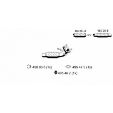 310420 ERNST Ремонтная трубка, катализатор