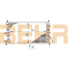 2109705 BEHR Radiator