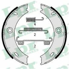 07969 LPR Комплект тормозных колодок, стояночная тормозная с
