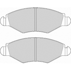 FD6847N NECTO Комплект тормозных колодок, дисковый тормоз