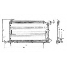 35050 NRF Конденсатор, кондиционер