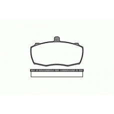 0159.00 REMSA Комплект тормозных колодок, дисковый тормоз