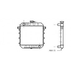 OL2024 AVA Радиатор, охлаждение двигателя