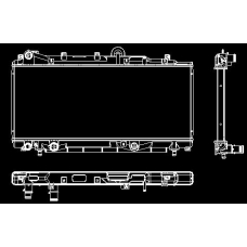 RA0110360 J. DEUS Радиатор, охлаждение двигателя