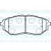 BP-8020 KAVO PARTS Комплект тормозных колодок, дисковый тормоз