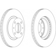 DDF582 FERODO Тормозной диск