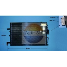 16-6018 AUTO AIR GLOUCESTER Конденсатор, кондиционер